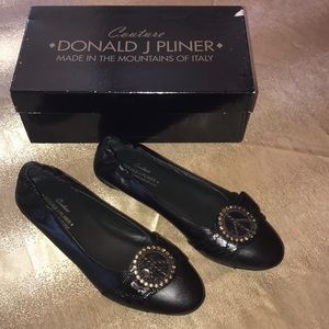 Donald J Pliner Couture Black Loafer